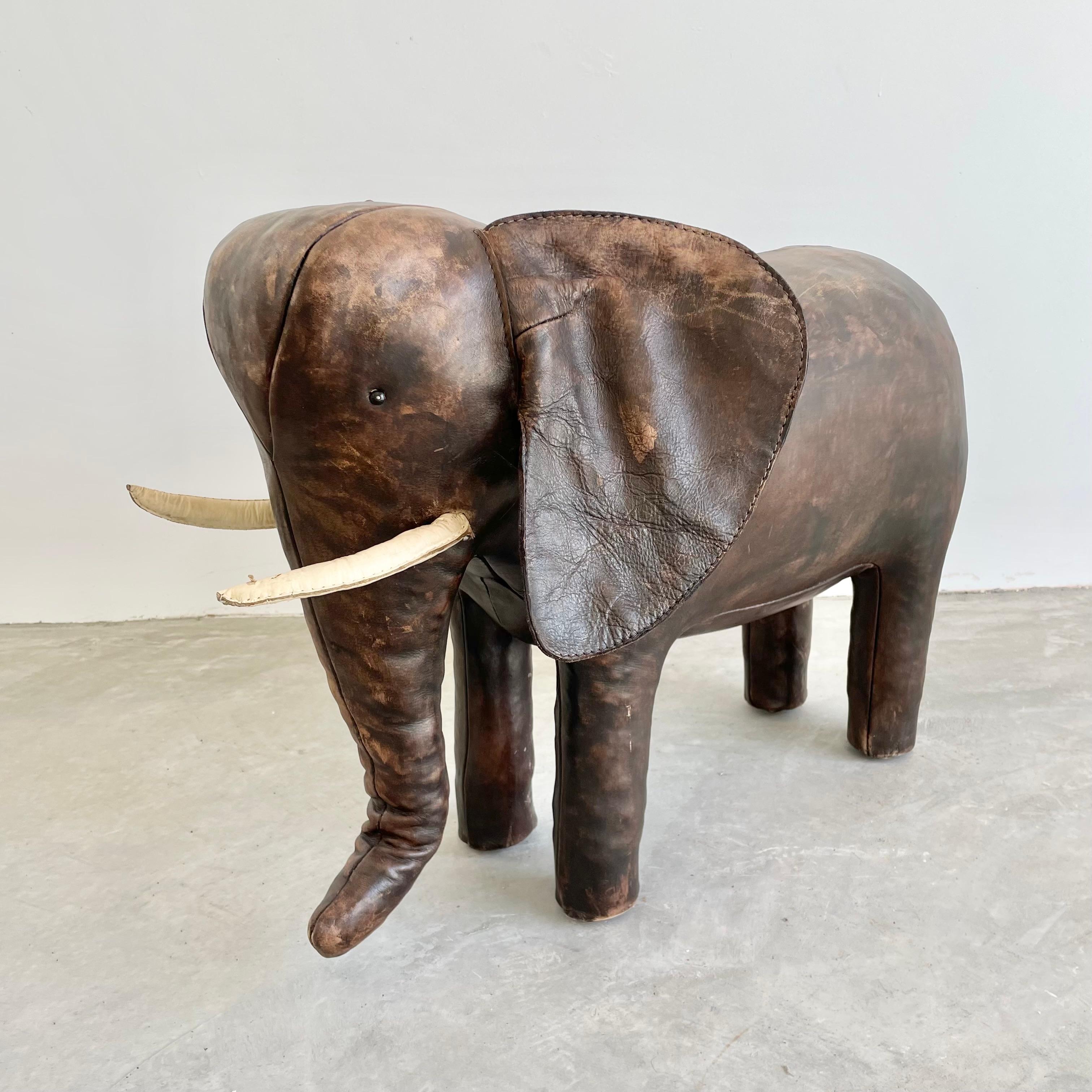 large leather elephant