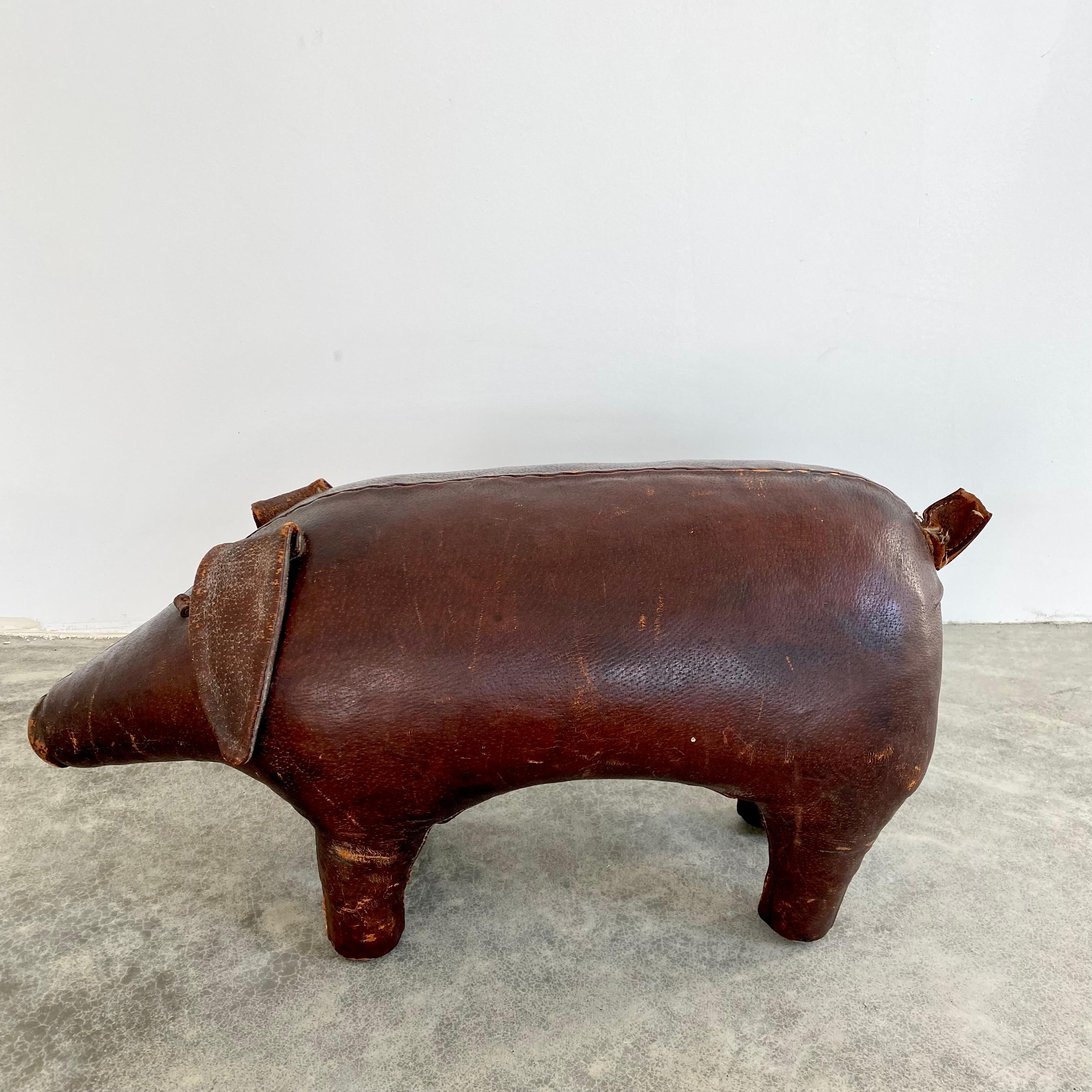 English Omersa Leather Pig For Sale