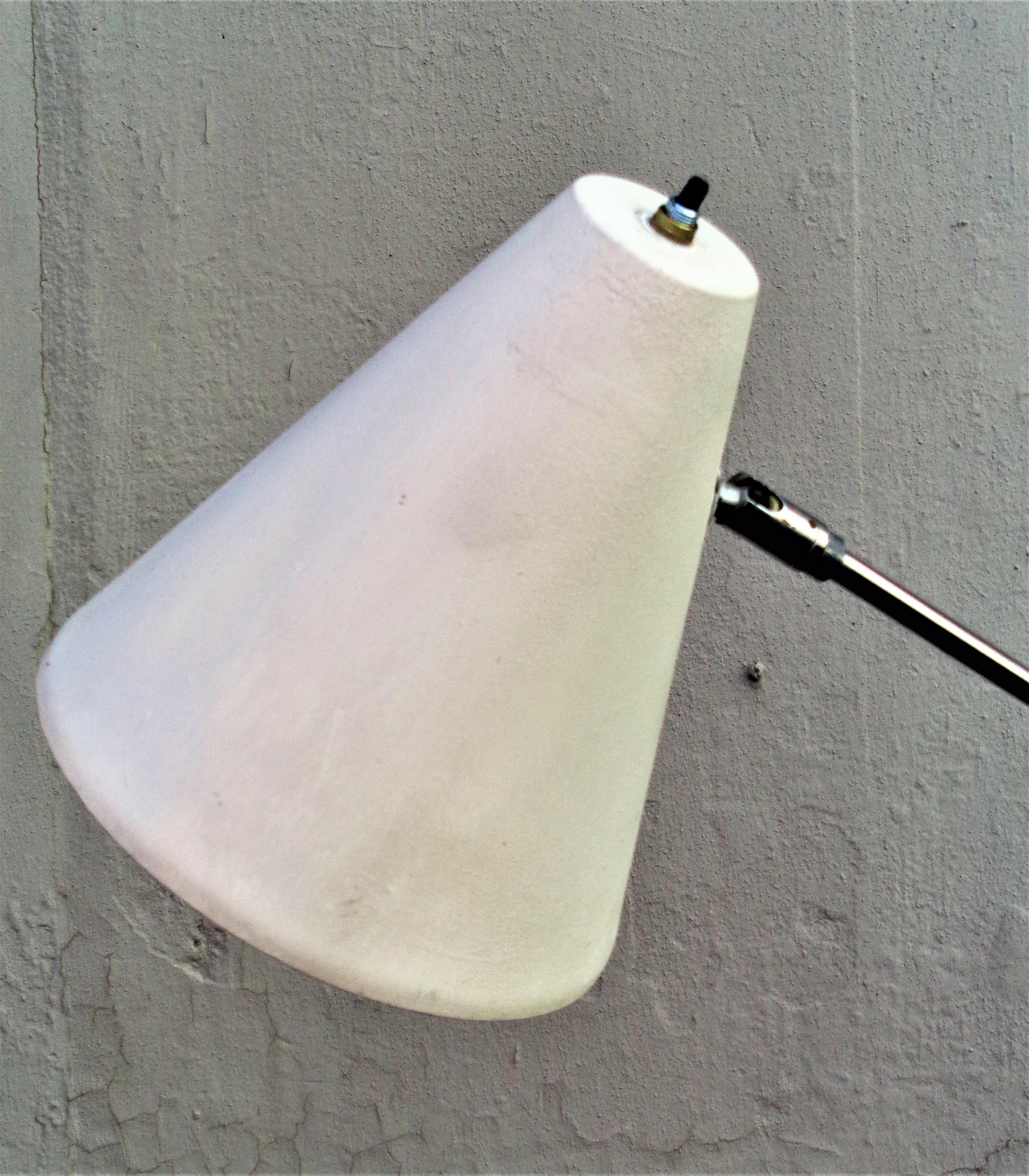 OMI Adjustable Arm Floor Lamp, Circa 1960 8