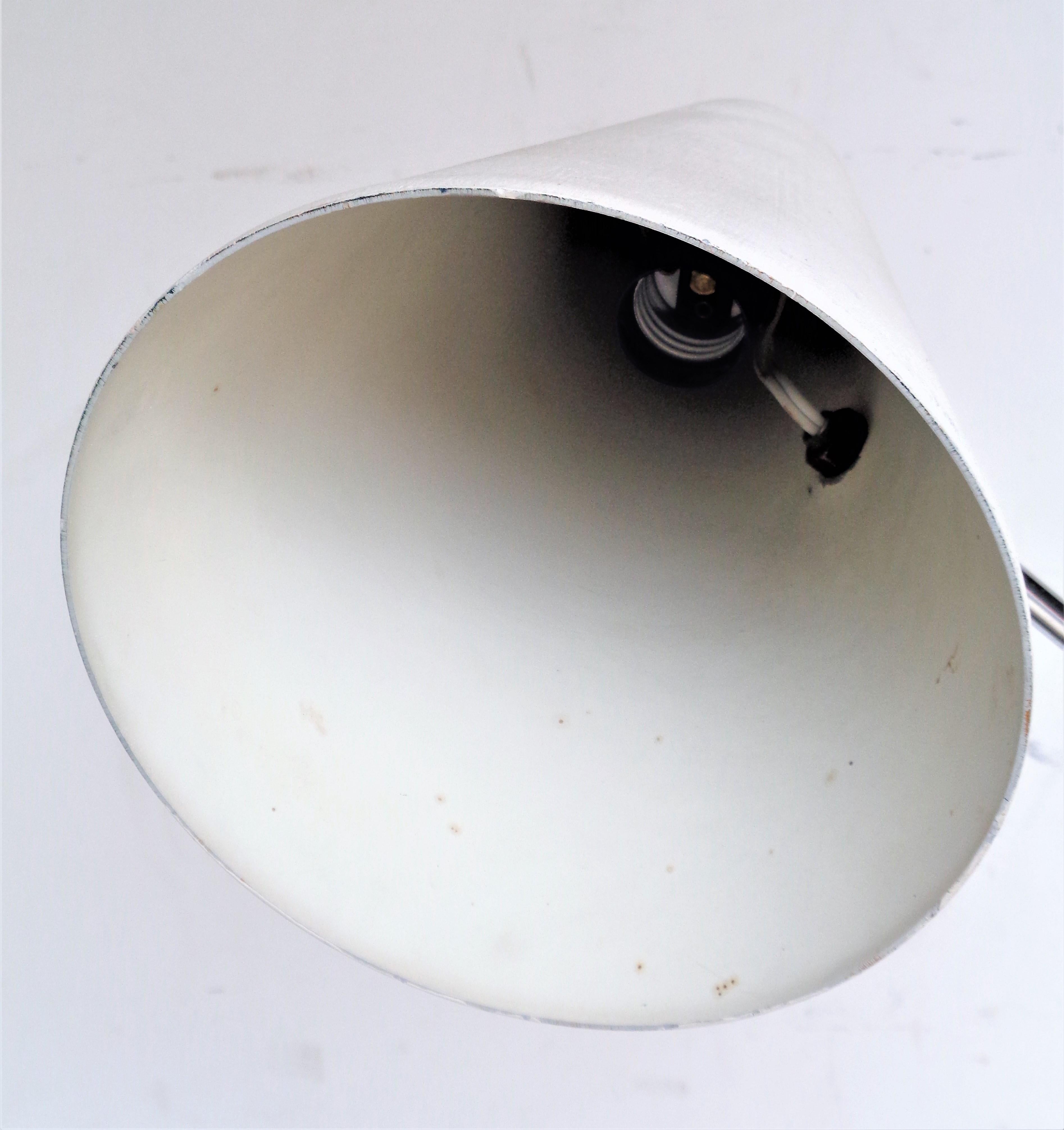 Metal OMI Adjustable Arm Floor Lamp, Circa 1960