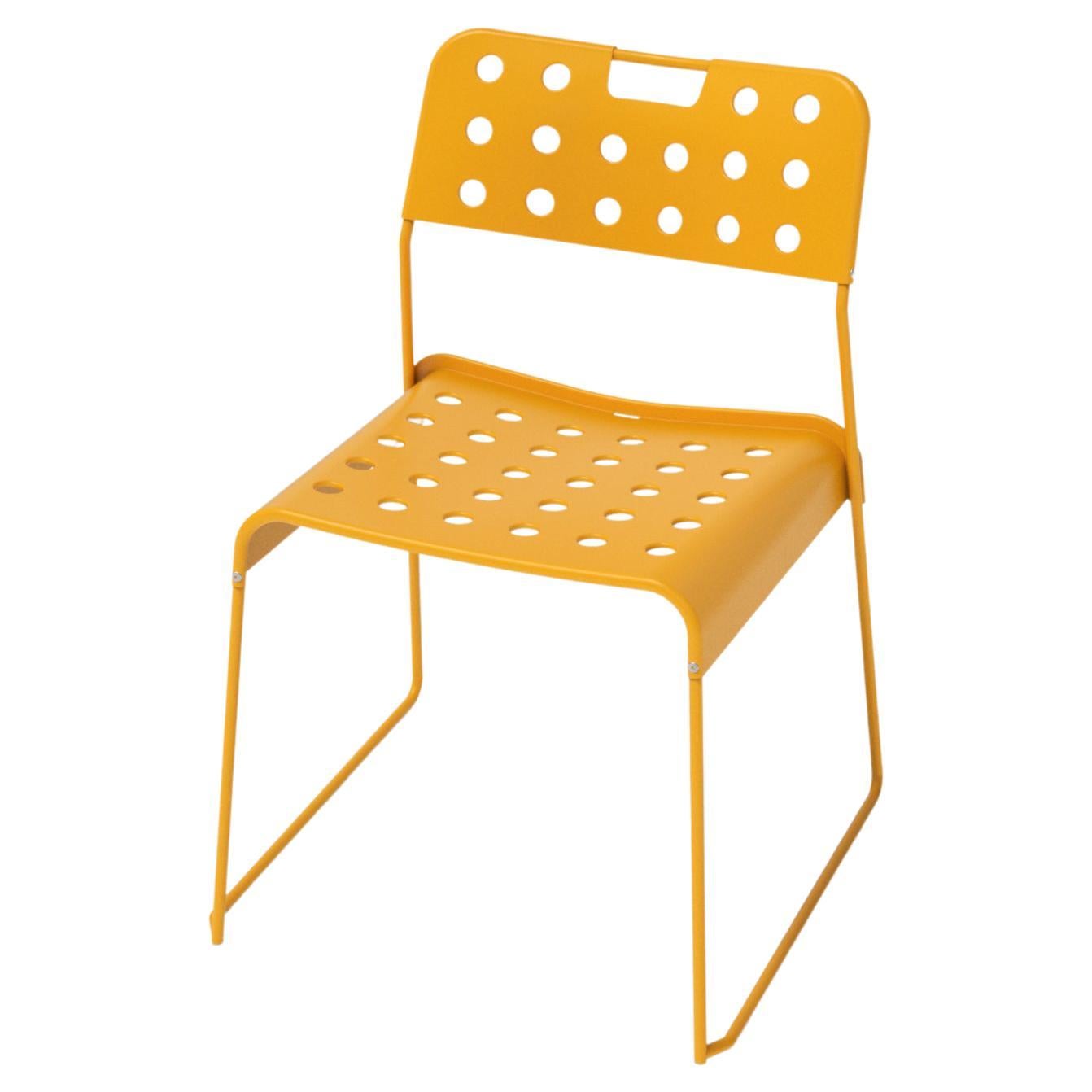 Omkstak, Stacking Chair, RAL 1033 Dahlia Yellow