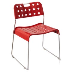 Omkstak stacking chairs designed by Rodney Kinsman for Bieffeplast, Italy 1970s.