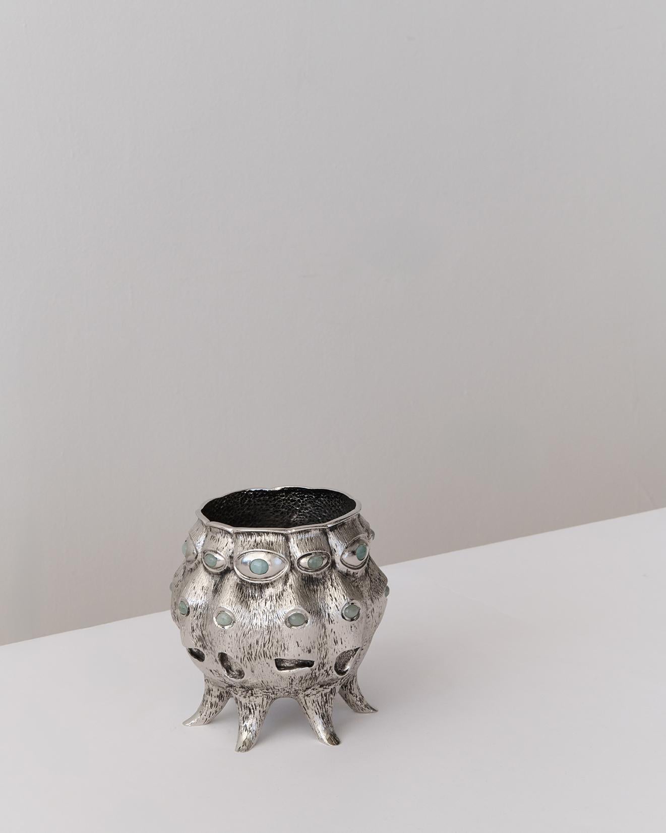 Omnia Vessel by Alcino Silversmith and Raise The Moral with Mother Games In New Condition In Porto, 13