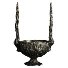 Omnia Vanitas Vanité 10 candelabri in bronzo fuso patinato di William Guillon