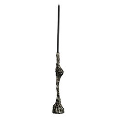 Omnia Vanitas Vanité 3 Candelabra in Patinated Cast Bronze by William Guillon