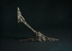 Omnia Vanitas Vanité 8 Kerzenleuchter aus patinierter Bronzeguss von William Guillon