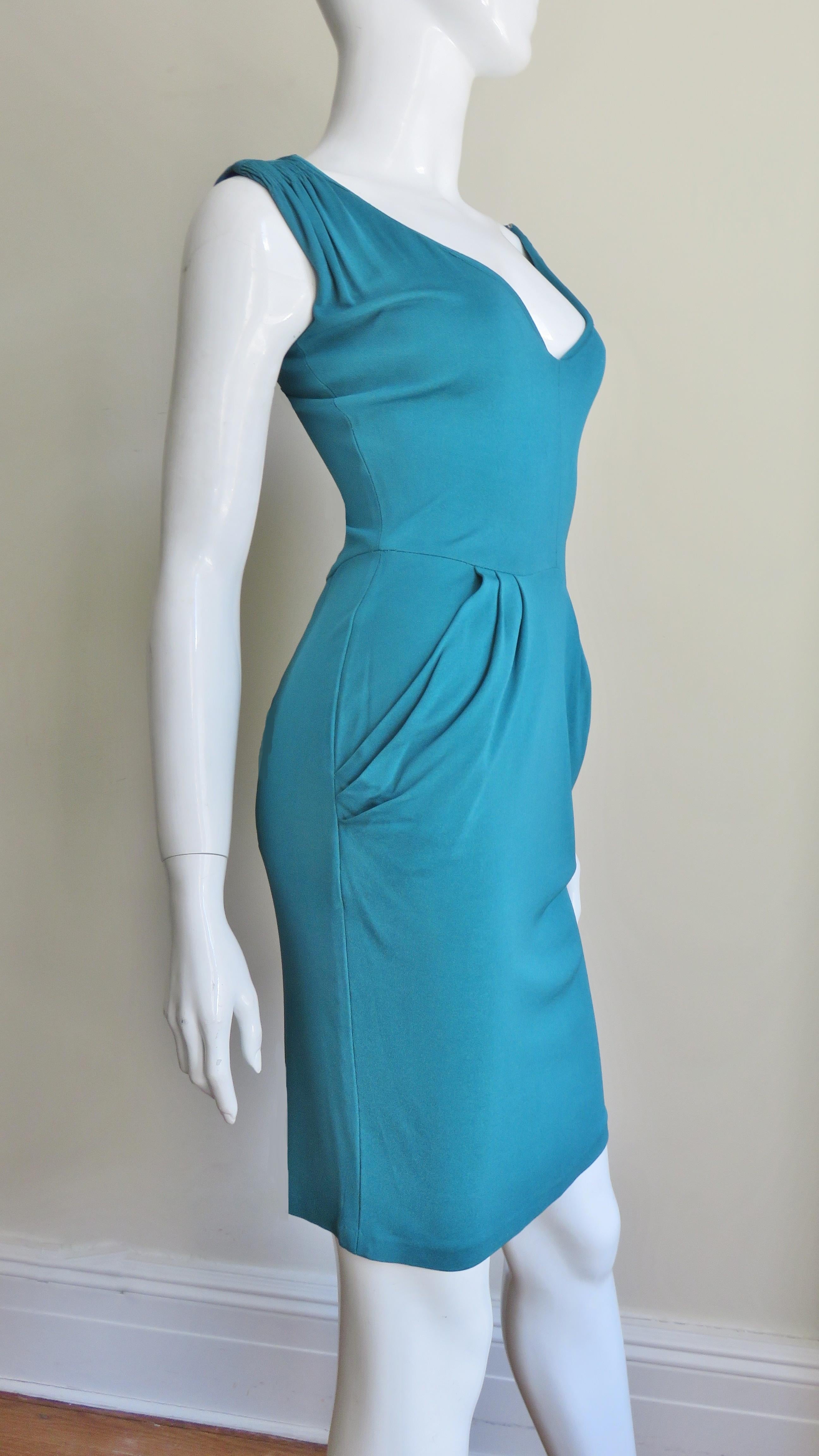  Norma Kamali Omo Dress 1980s For Sale 2