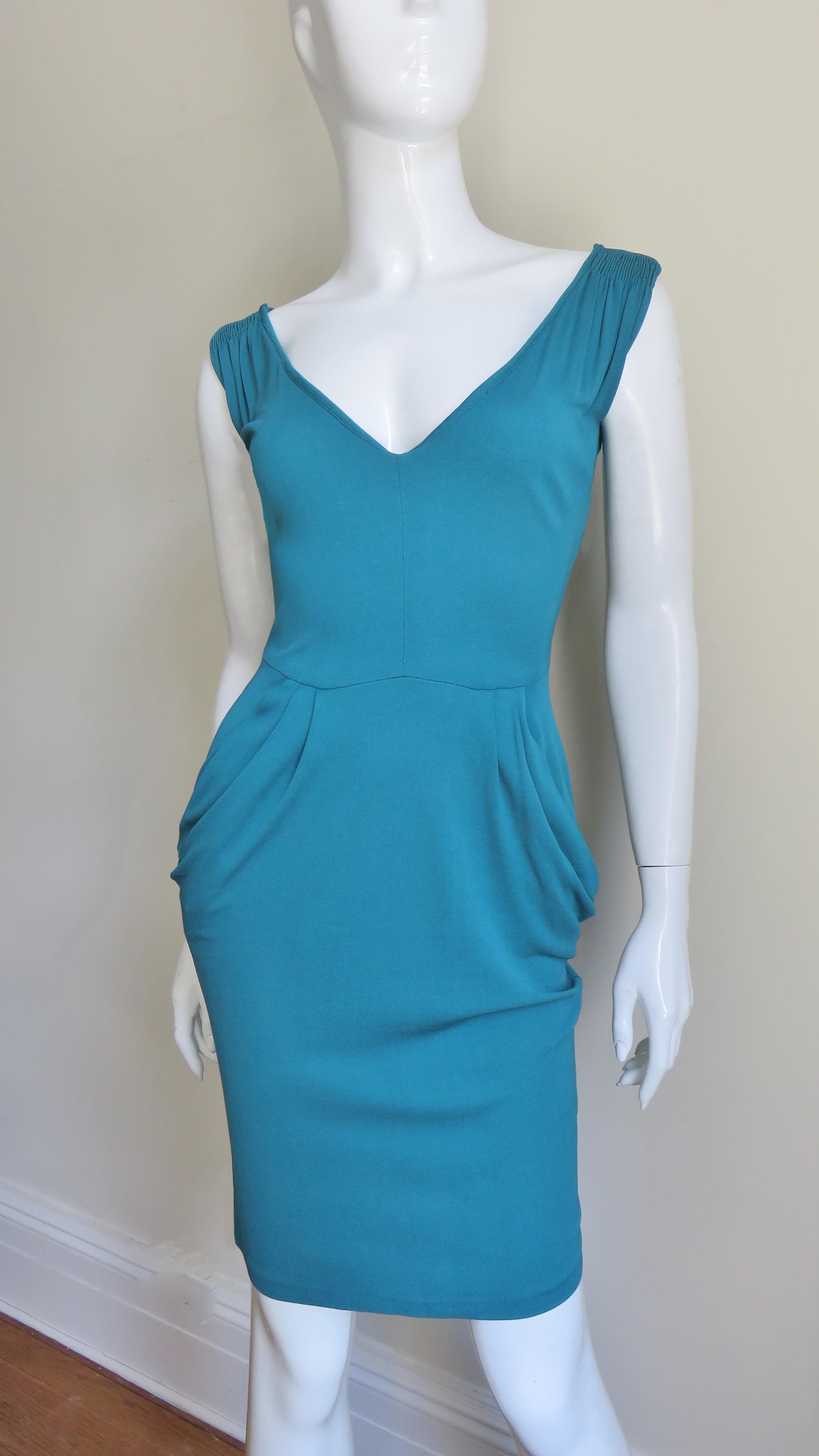  Norma Kamali Omo Dress 1980s In Good Condition In Water Mill, NY