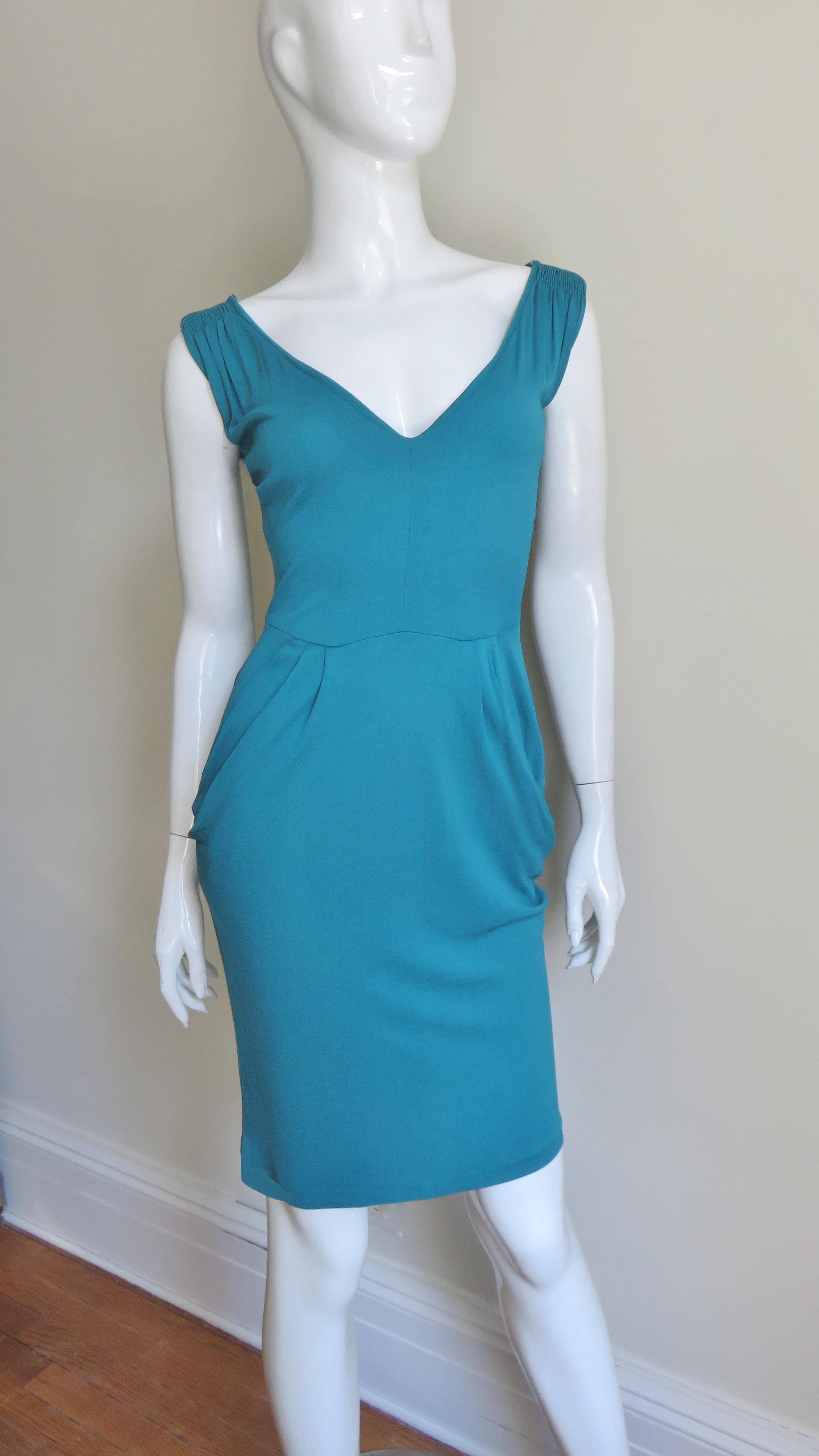 Women's  Norma Kamali Omo Dress 1980s For Sale