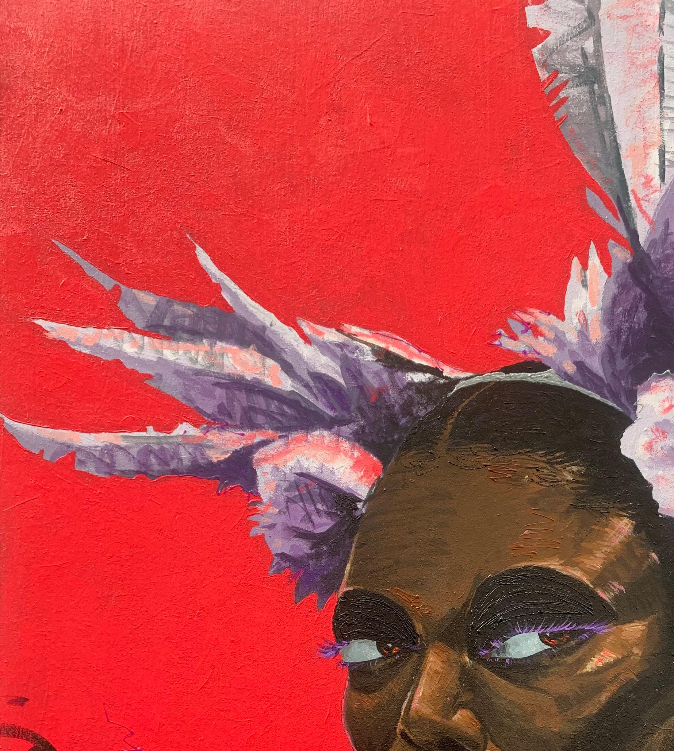 Falcons Ehrgeiz – Painting von Omoayo George Osoba
