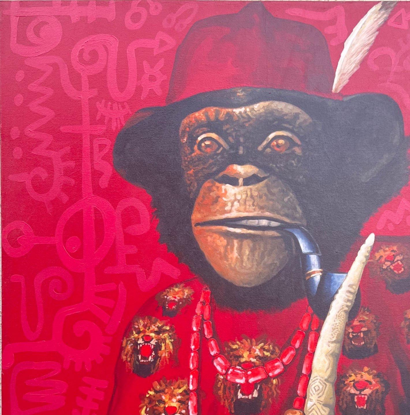Igbo Amaka (Igbo ist schön) – Painting von Omoyemi Ogedengbe