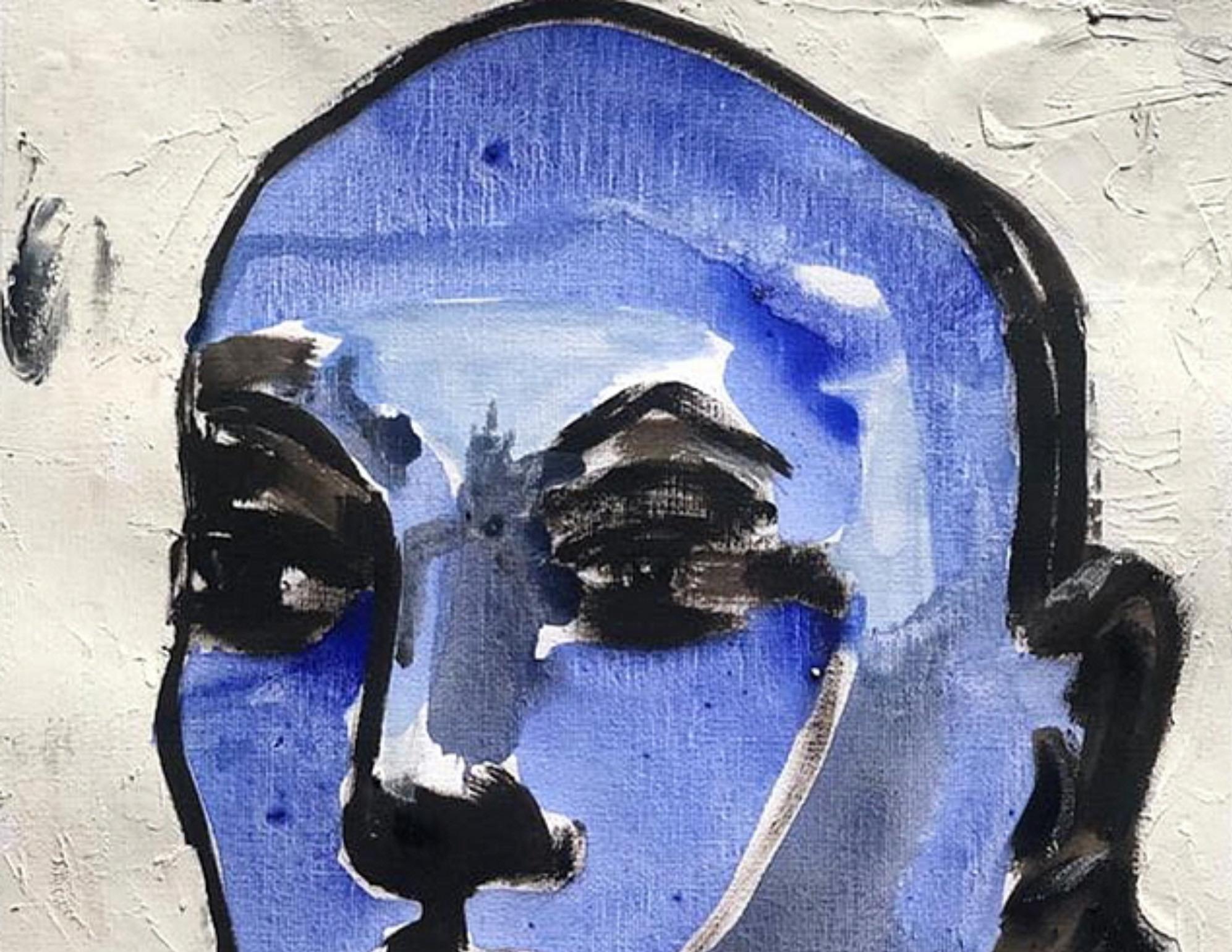 Her Self Made 1 - Siglo XXI Contemporáneo, Figurativo, Impresionista, Mujer - Painting de Omoyeni Arogunmati