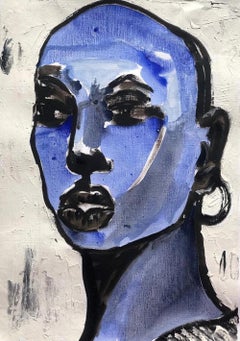 Her Self Made 1 - Siglo XXI Contemporáneo, Figurativo, Impresionista, Mujer