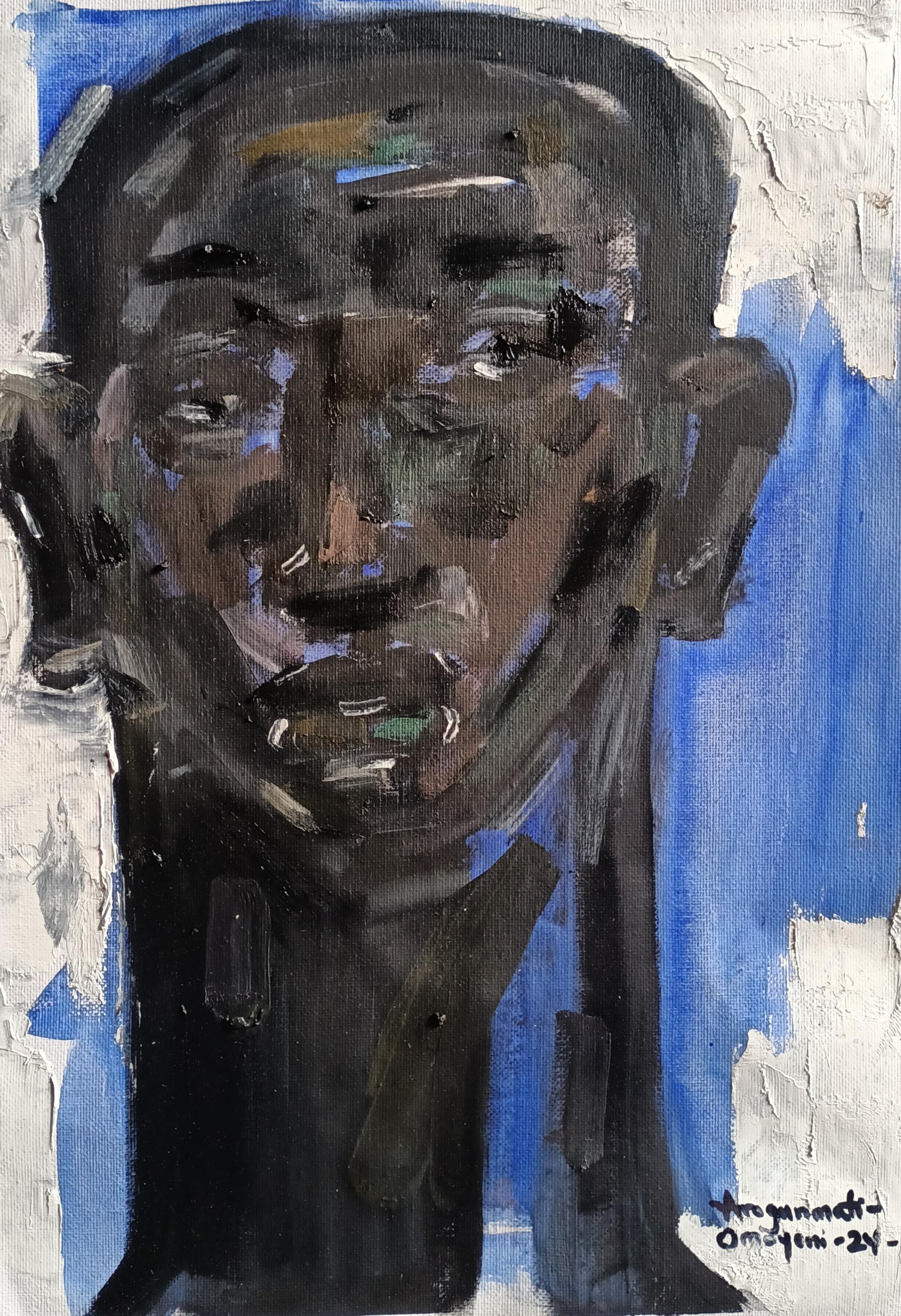 Omoyeni Arogunmati Portrait Painting - Life in My Head