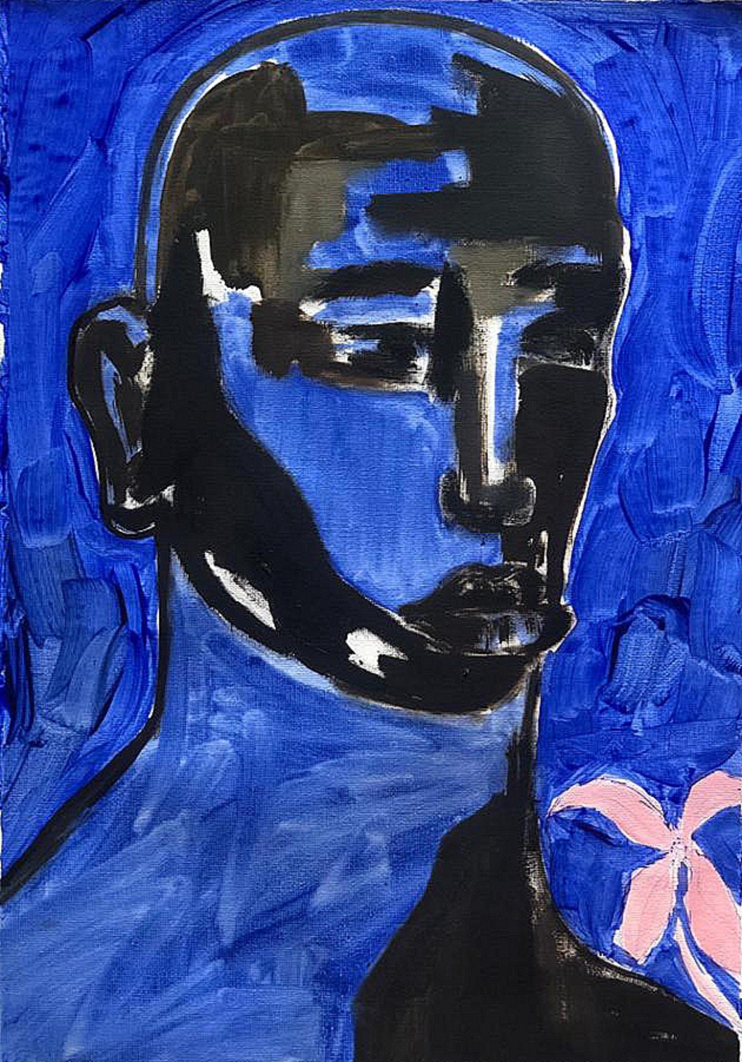 My Light Blue Dream 1 - 21st Century Contemporary, Figurative, Pop Art, Women