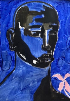 Mi Sueño Celeste 1 - Siglo XXI Contemporáneo, Figurativo, Pop Art, Mujer