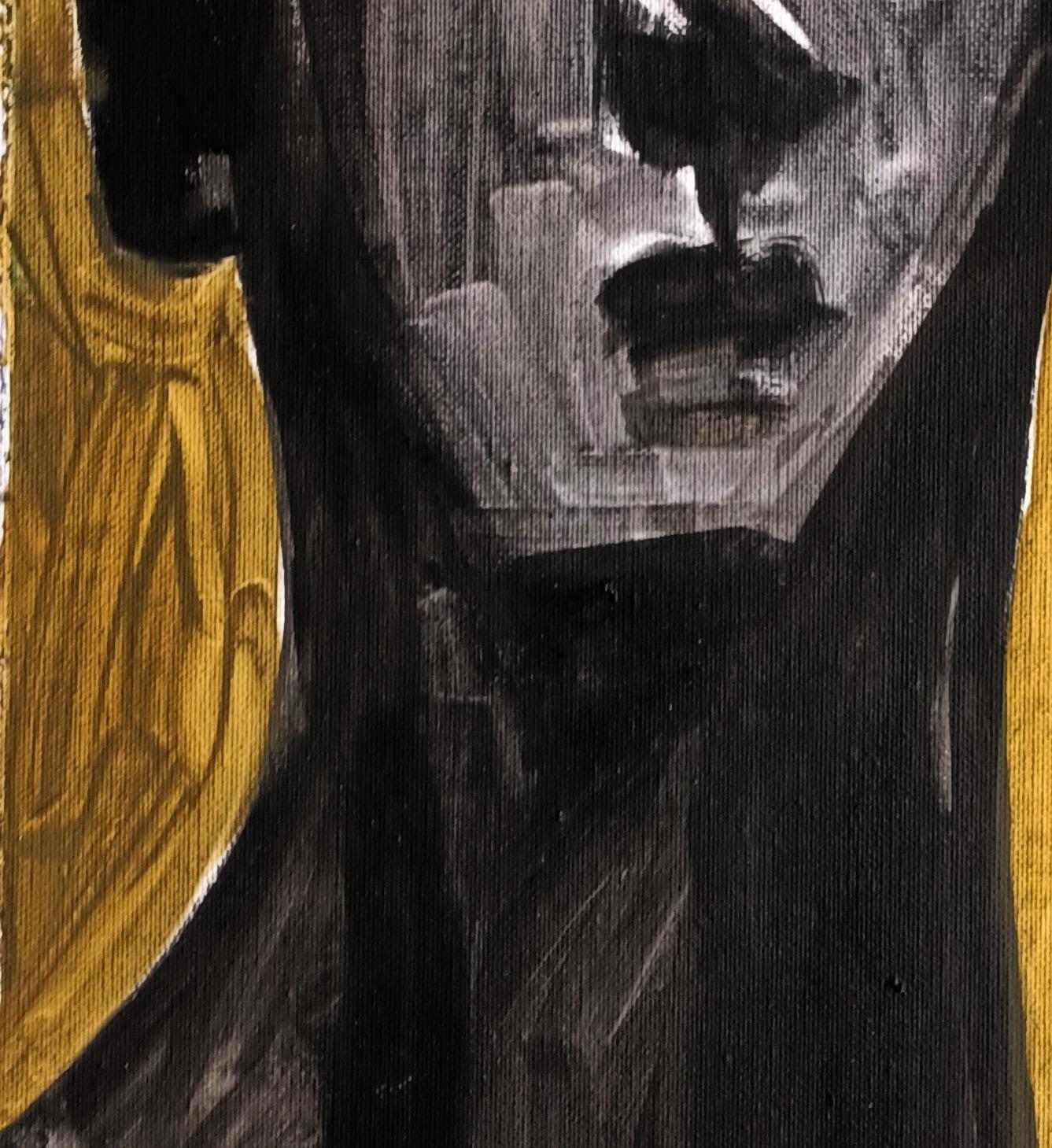 Vernachlässigte (Schwarz), Figurative Painting, von Omoyeni Arogunmati