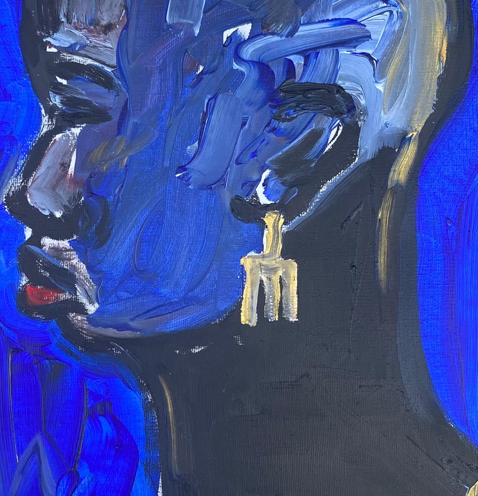 This painting captures a woman in the in-between, already regal, but still becoming. Through earing, comb, and color, it reflects the sacred process of unfolding in divine time.

Shipping Procedure
Ships in a well-protected tube from Nigeria
This