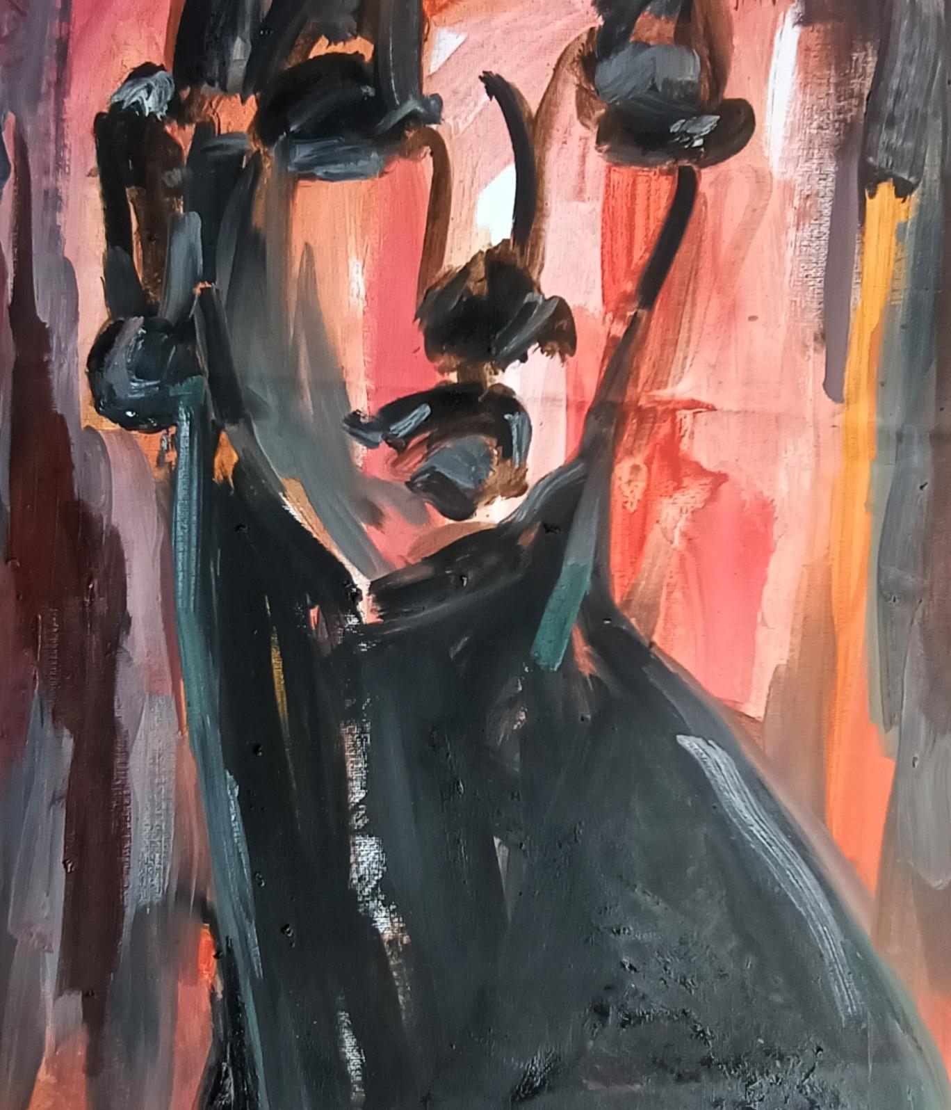 Ready Set - 21e siècle Contemporary, Modern Figurative, Women, Portrait, Oil en vente 1