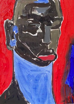 Red is not Permission 1 - 21st Century Contemporary, Impressionist, Modern