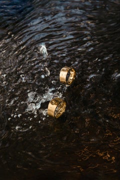 Bague « Omphaloskepsis » en argent massif, par Alice Son