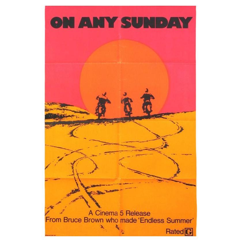 On Any Sunday, Unframed Poster, 1971 For Sale