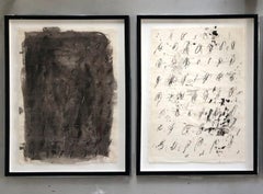 Diptychon: Tell me now about entanglement and Whisper and moan (gerahmt)