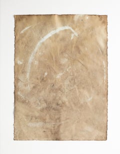 It Came to Me in a Flash of a Light, Mixed media abstract painting on paper