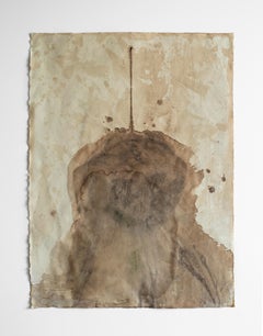 Passage, Mixed media painting on Awagami paper