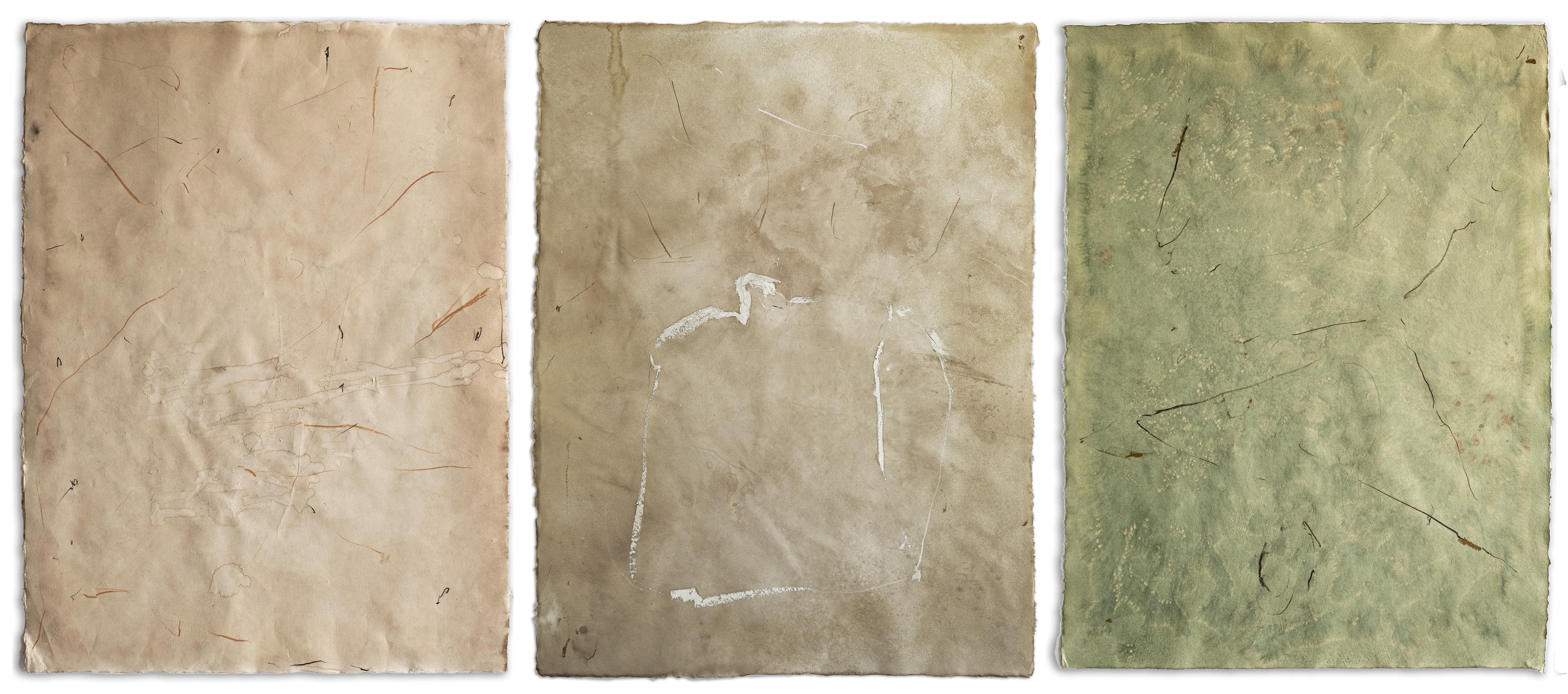 む, Ora, dov'ero e Surōdansu Trittico, pittura a tecnica mista