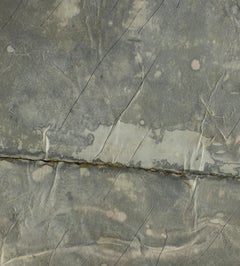 ABSTRACT Contemporary Artwork White Brown Earth Minimal Texture On Hansen