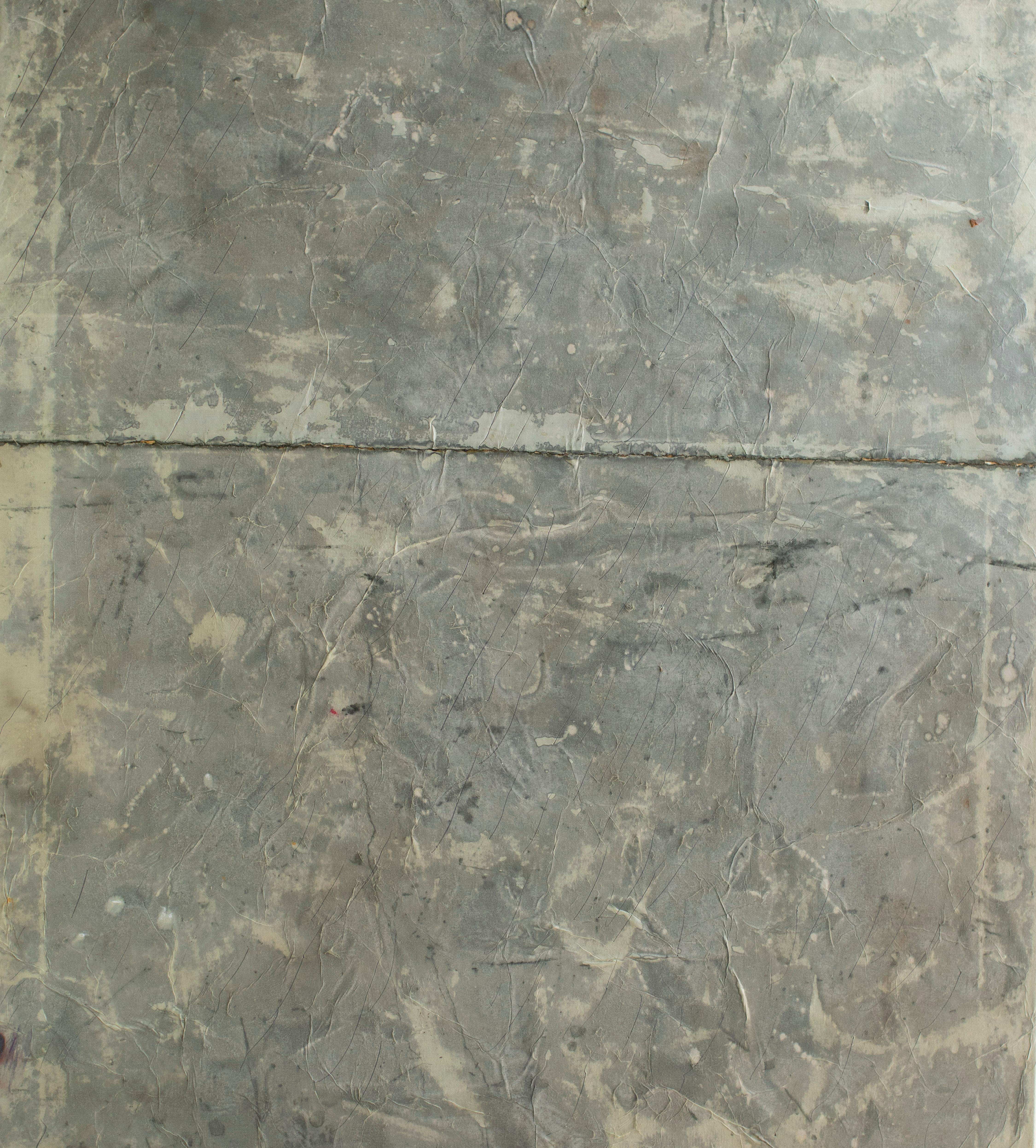 ABSTRACT Contemporary Artwork Weiß Braun Erde Minimal Texture On Hansen im Angebot 3