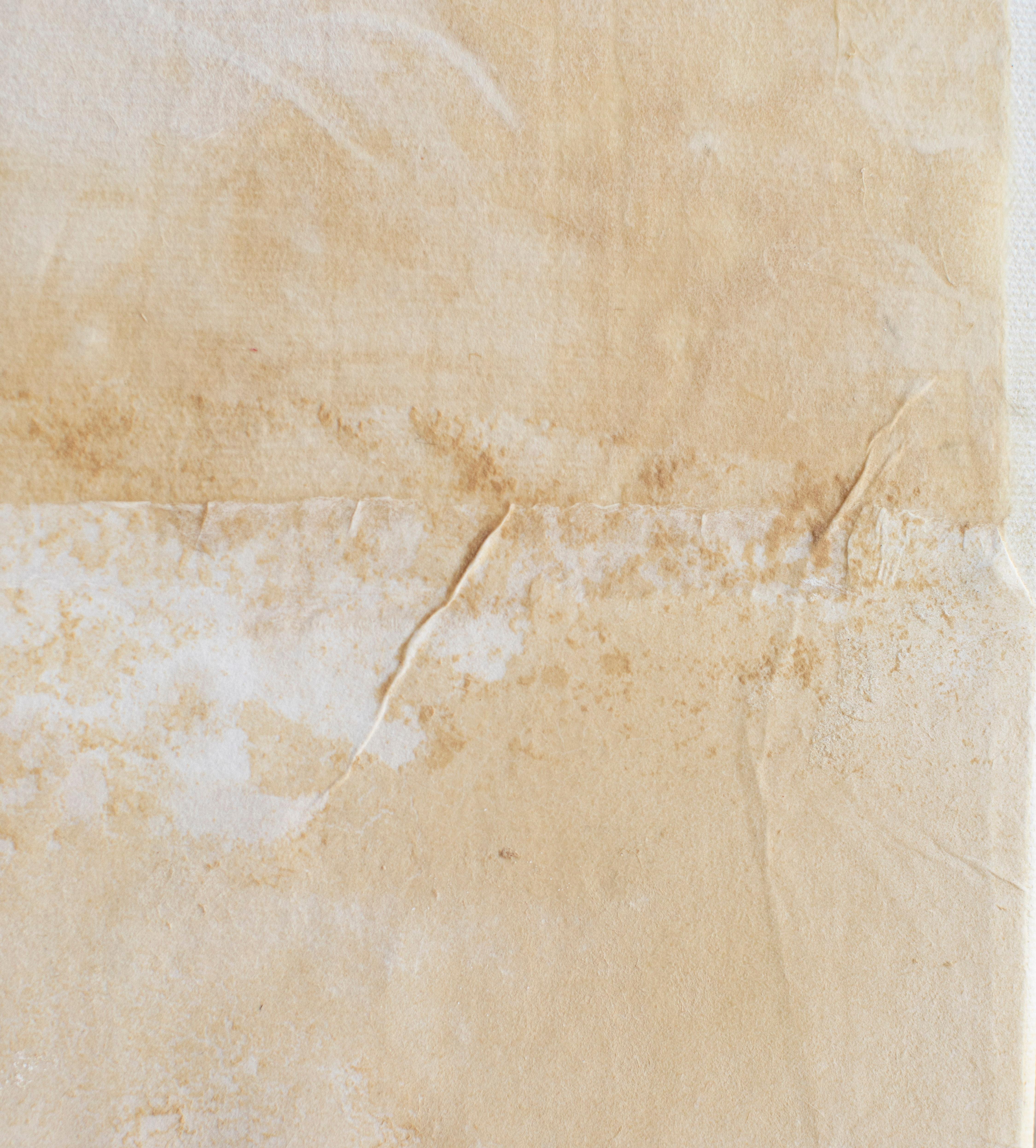ABSTRACT Contemporary Artwork Weiß Braun Erde Minimal Texture On Hansen im Angebot 3