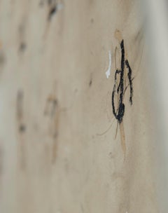 Holds the people together. Abstract mixed media painting on Awagami  paper