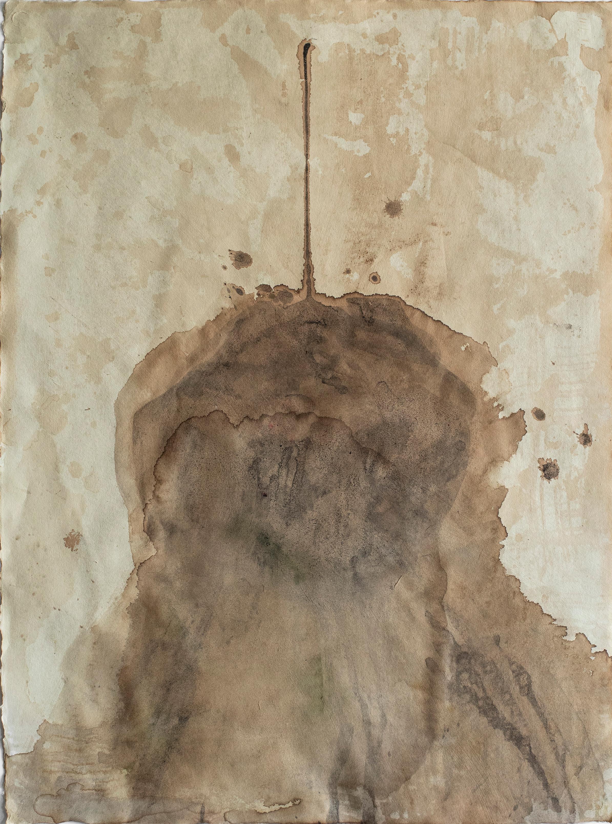 Passage, Gemälde in Mischtechnik auf Awagami-Papier – Painting von On Hansen