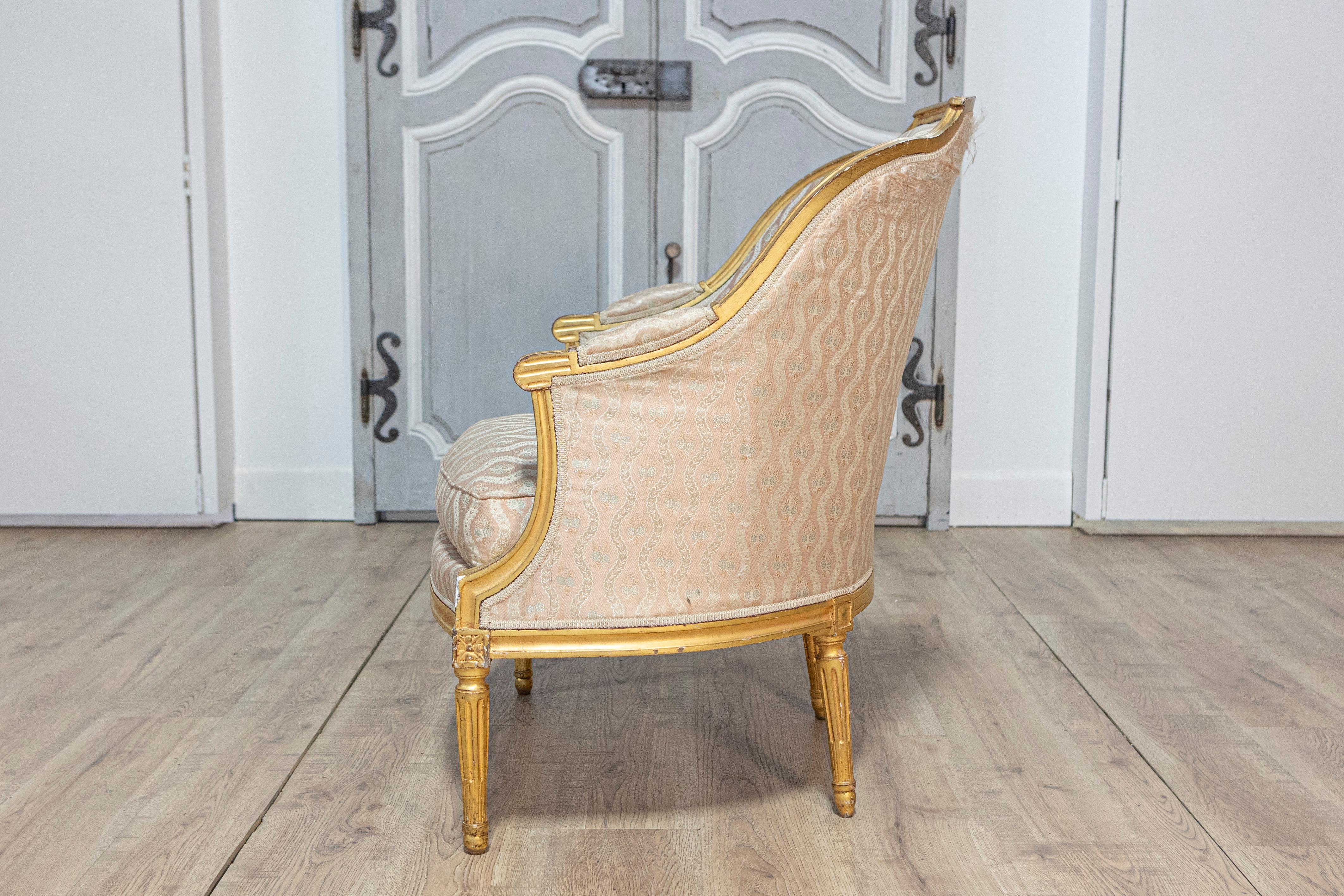 En espera - Sherperdess francesa del siglo XIX, estilo Luis XVI, circa 1860 en Bueno estado para la venta en Atlanta, GA