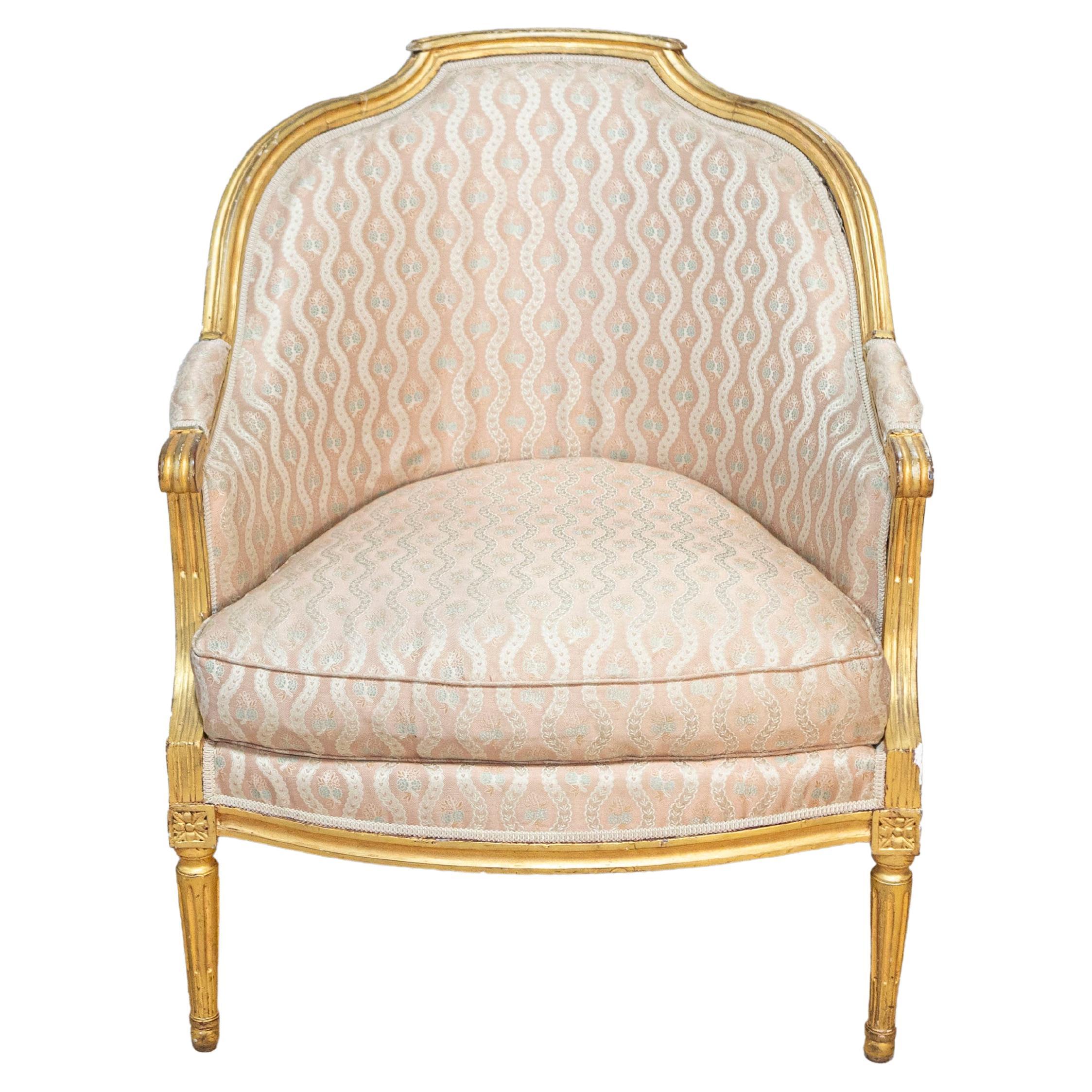 En espera - Sherperdess francesa del siglo XIX, estilo Luis XVI, circa 1860 en venta