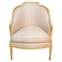 En espera - Sherperdess francesa del siglo XIX, estilo Luis XVI, circa 1860