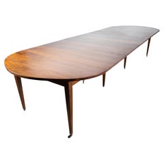 On Hold: Early 20th Century French Restoration-Style Solid Walnut Extension Dini
