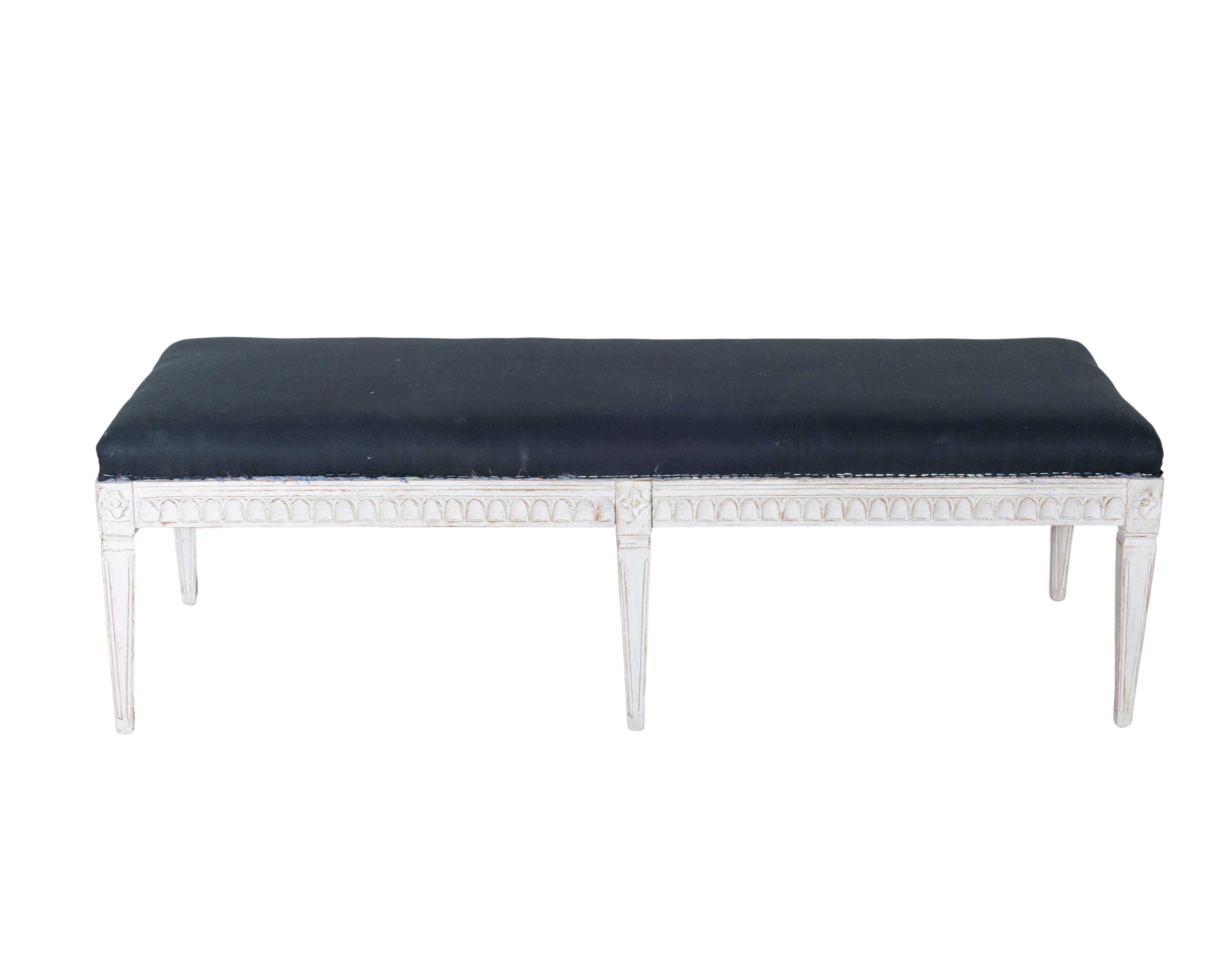 On Hold: Swedish Bench 19th Century For Sale