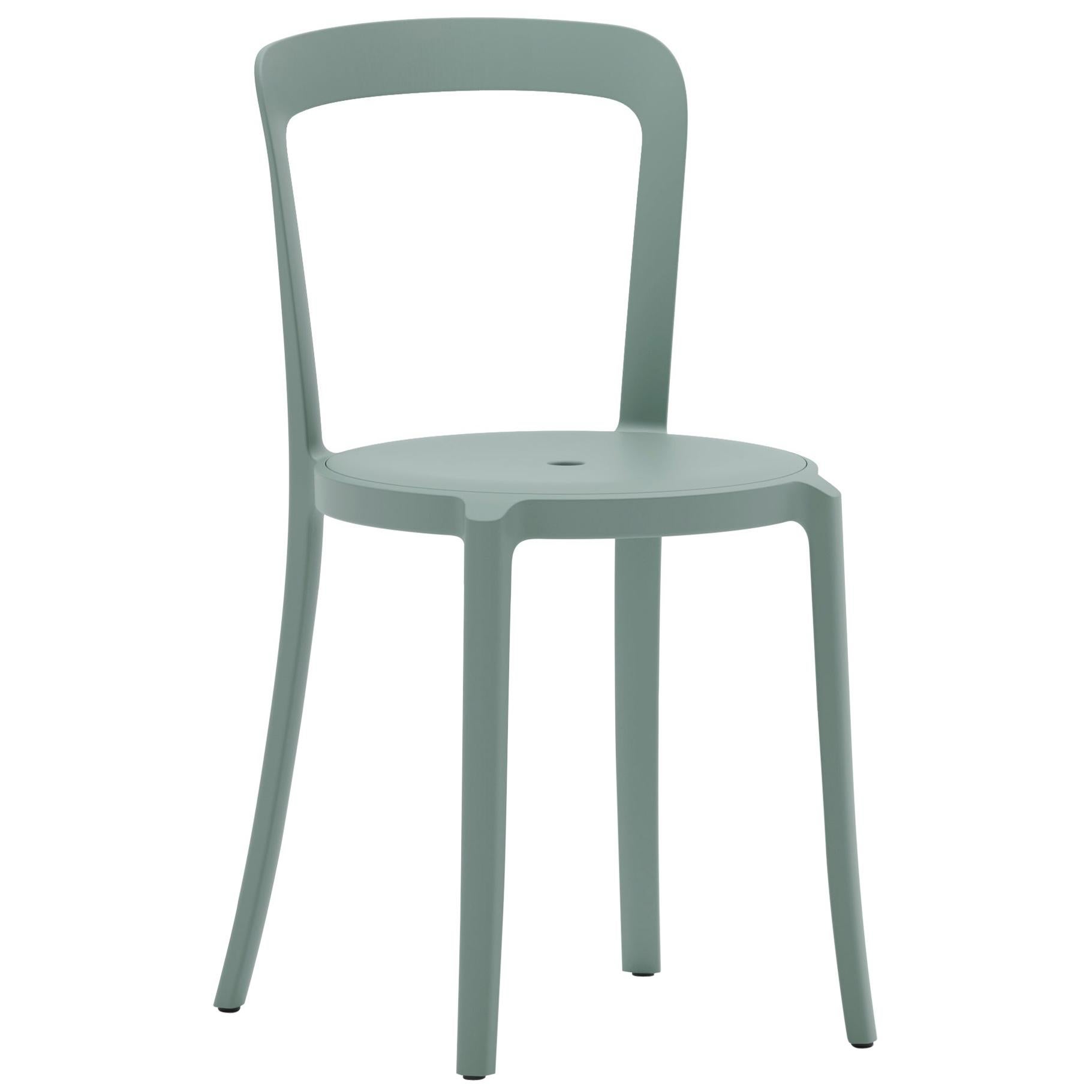 On & On Stacking Chair in Plastic with Light Blue Frame by Barber & Osgerby