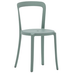 On & On Stacking Chair in Plastic with Light Blue Frame by Barber & Osgerby