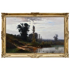 "On the Banks of the River" by Gustave Castan