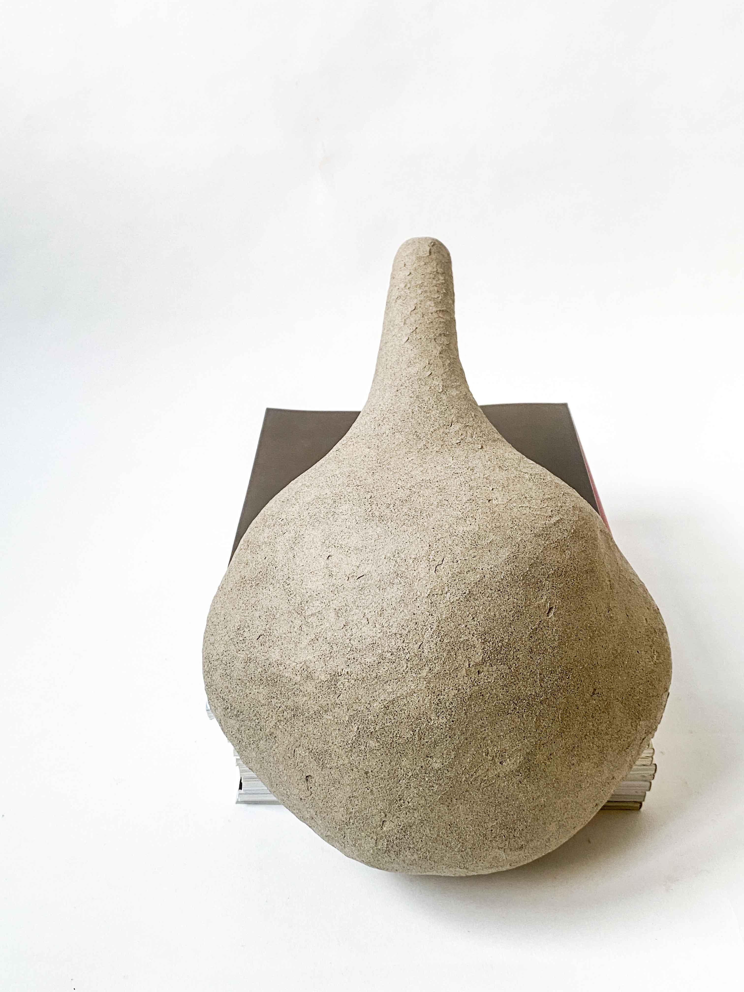 Other On The Edge Of The Half Wall II Decorative Ceramic Vase by Lillian Tørlen For Sale