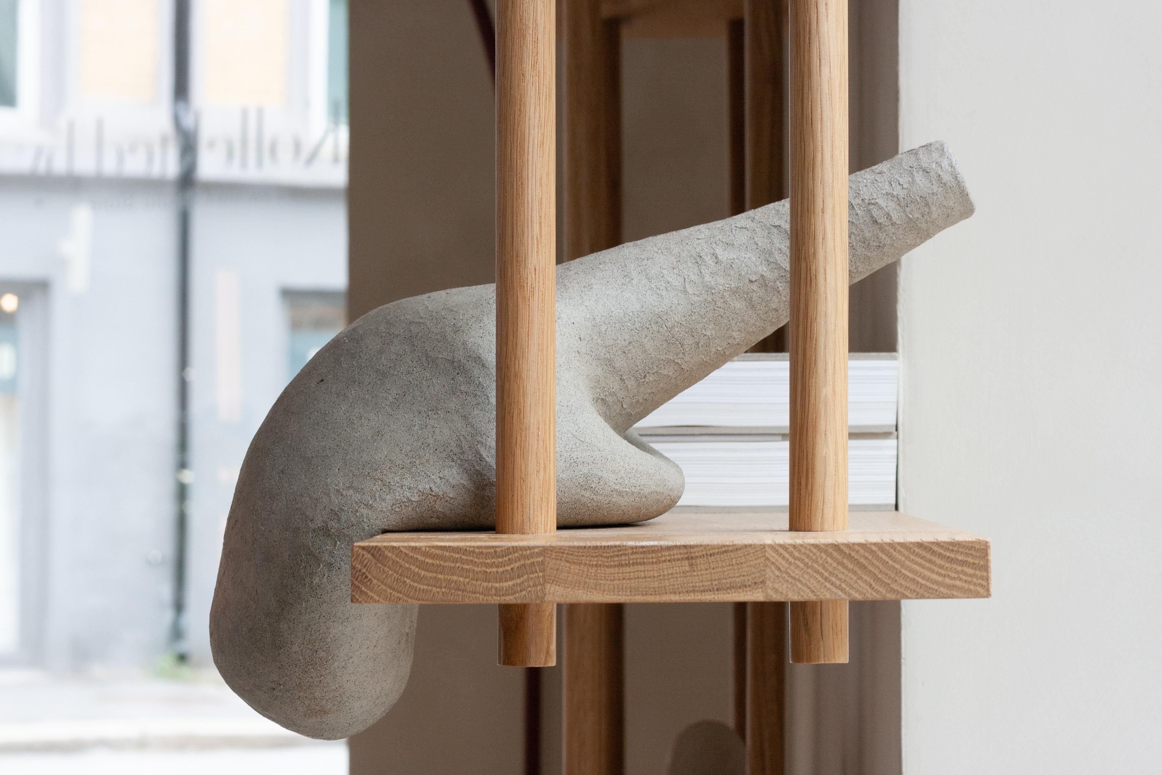 Contemporary On The Edge Of The Half Wall II Decorative Ceramic Vase by Lillian Tørlen For Sale