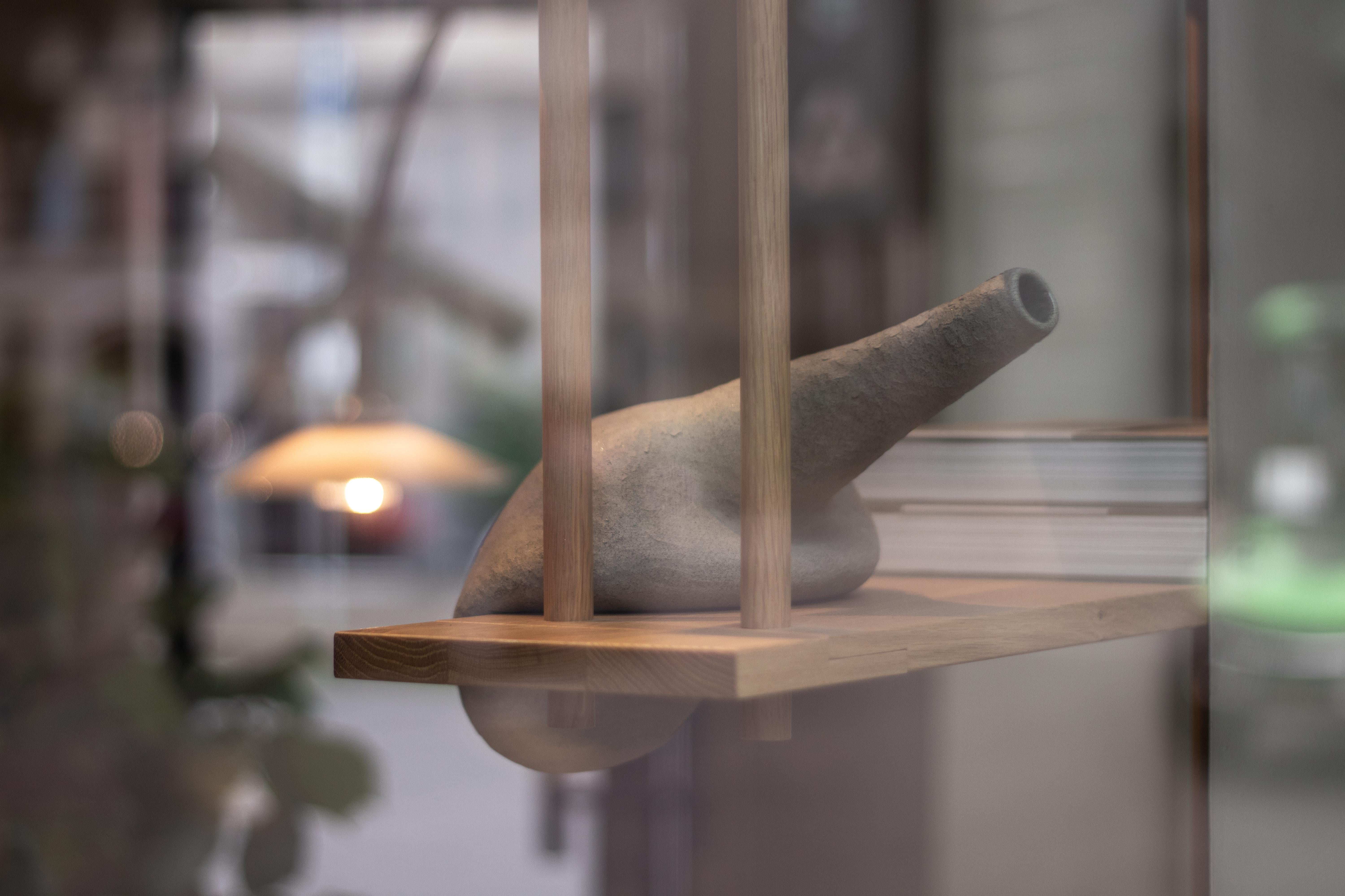 On The Edge Of The Half Wall II Decorative Ceramic Vase by Lillian Tørlen For Sale 1