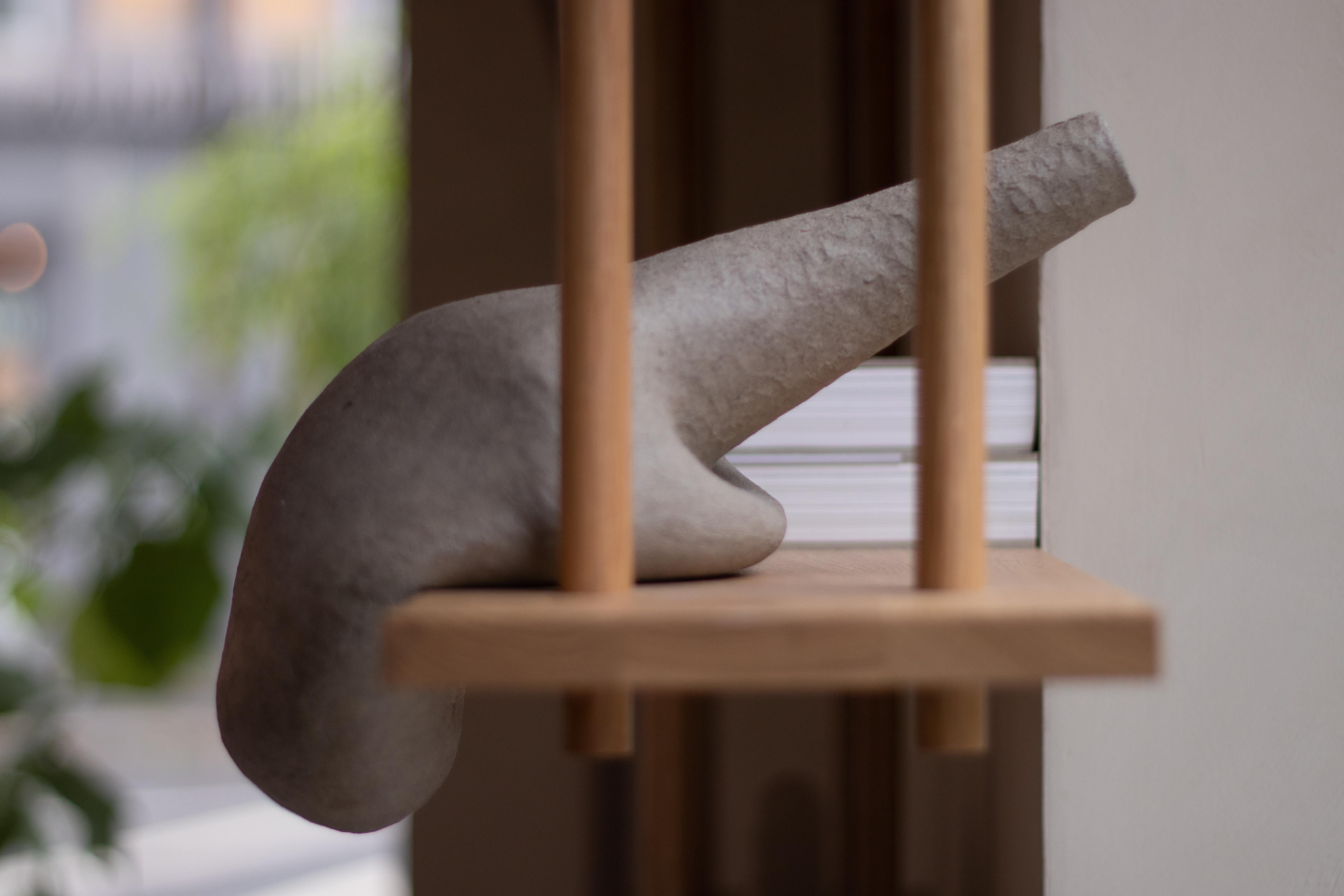 On The Edge Of The Half Wall II Decorative Ceramic Vase by Lillian Tørlen For Sale 2