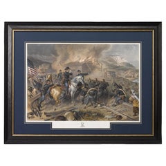 Antique "On the March to the Sea" Print by Alexander Hay Ritchie, after F.O.C Darley