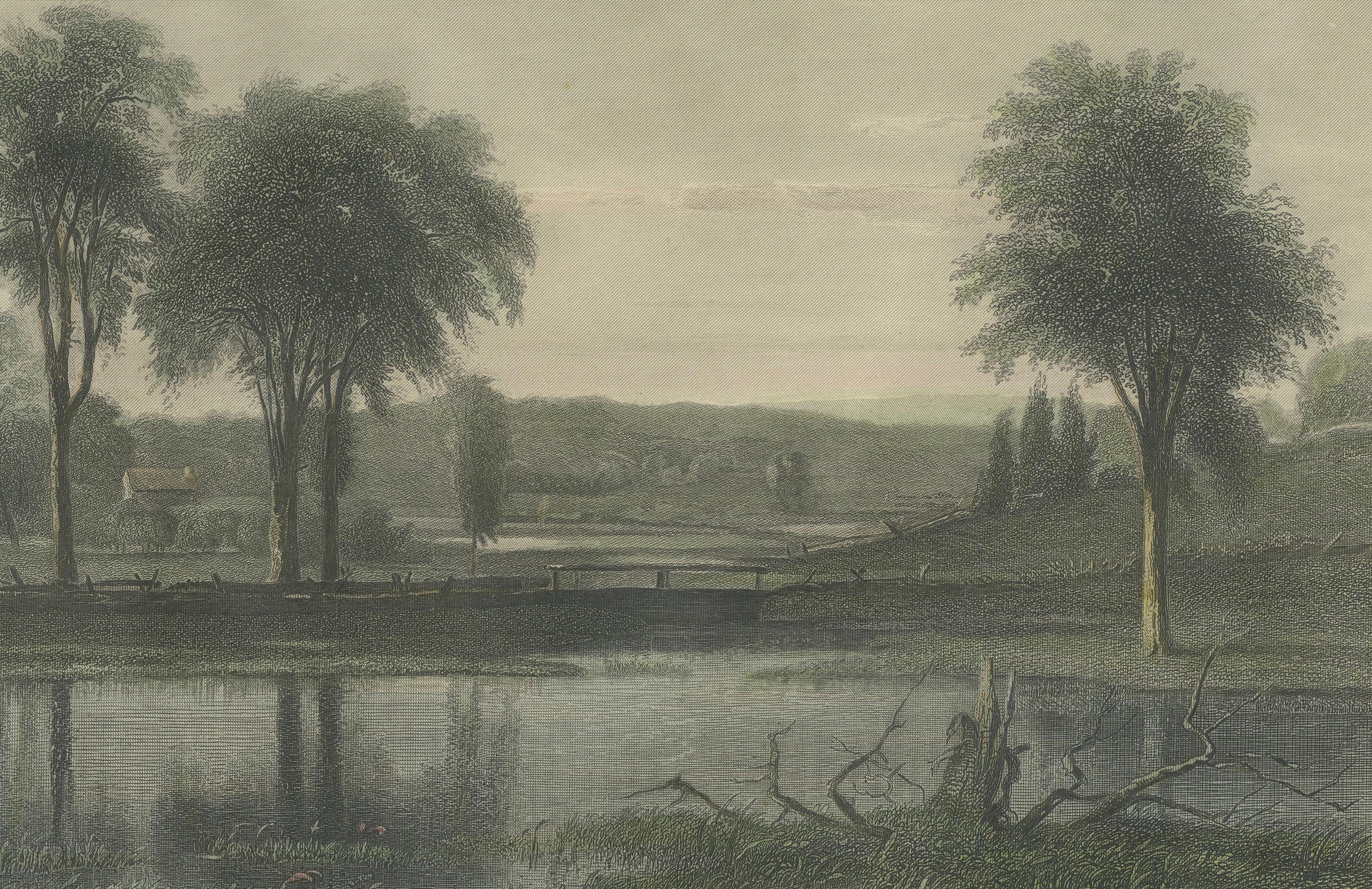 On the Meadows, Orange County, New York – Whittredge, American Landscape c1869