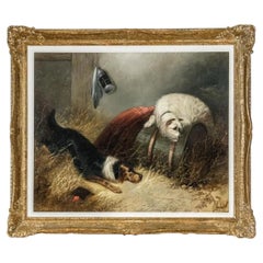 "On the Prowl" Edward George Armfield, Mid-19th Century